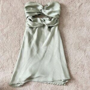 Princess Polly Size Small Sage Green Dress